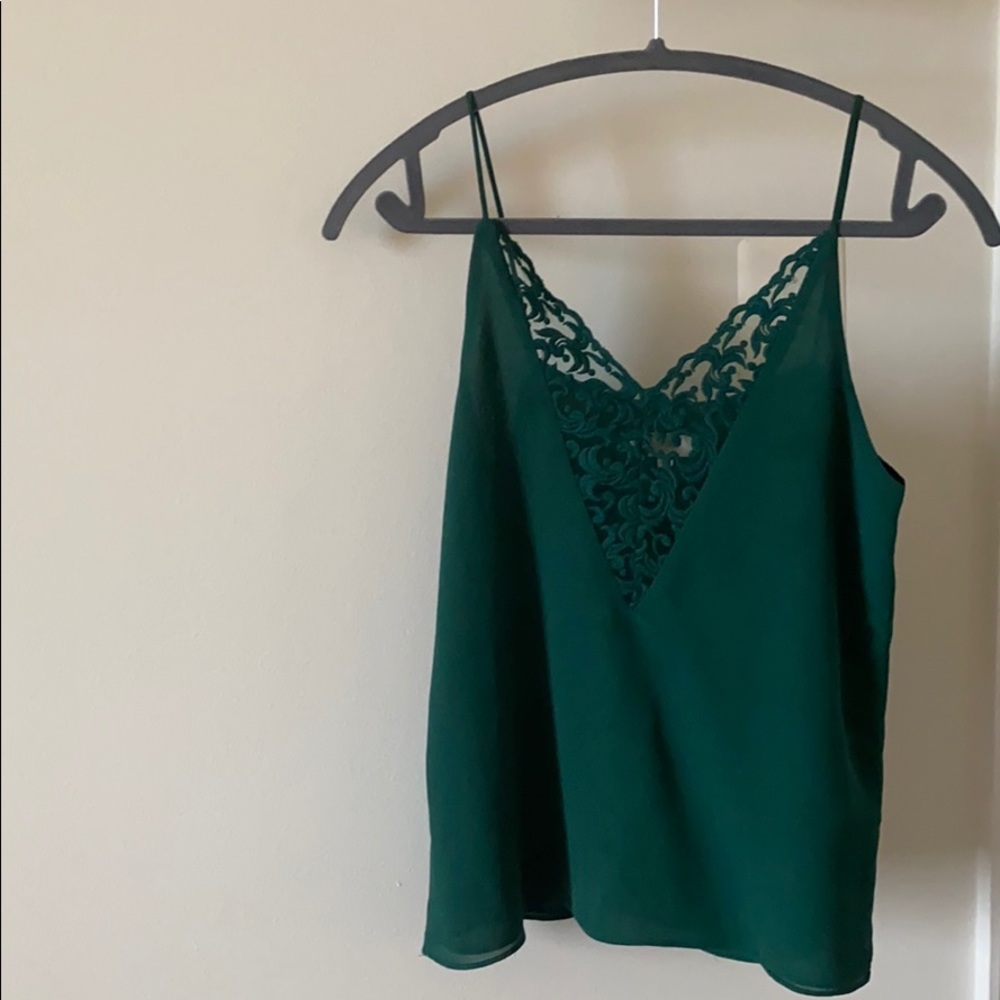 Green camisole bought in Paris